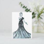 ファッションスケッチ ポストカード (スタンド正面)