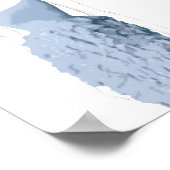 ファッションスケッチ – ラッフルドレス ポスター (角)