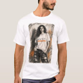 ファッションスケッチTシャツ Tシャツ (正面)