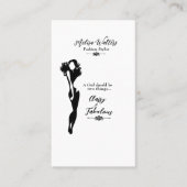 ファッションスタイリストクラッシー&素晴らしい名刺 名刺 (正面)