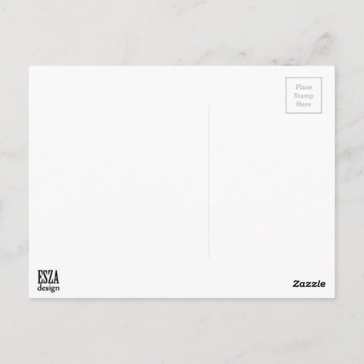 ファッションスタイリッシュシルエット図法 ポストカード (裏面)