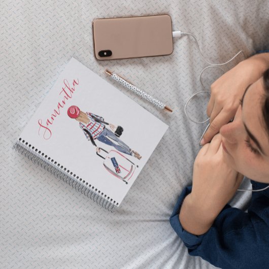 ファッションスタイリッシュロンドンスーツケースカスタムジャーナル ノートブック