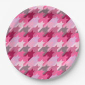 ファッションスタイリッシュヴィンテージ – パターンモダン春 ペーパープレート (正面)