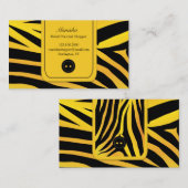 ファッションストライプタイガー名刺 名刺 (正面/裏面)