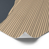 ファッションスニーカーのデジタルアートワーク ポスター (角)