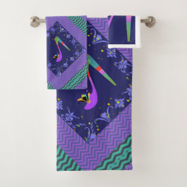 ファッションスパイクハイヒール バスタオルセット