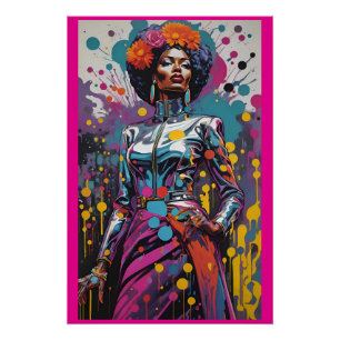 ファッションスプラッシュ – Ken Gage Art ポスター