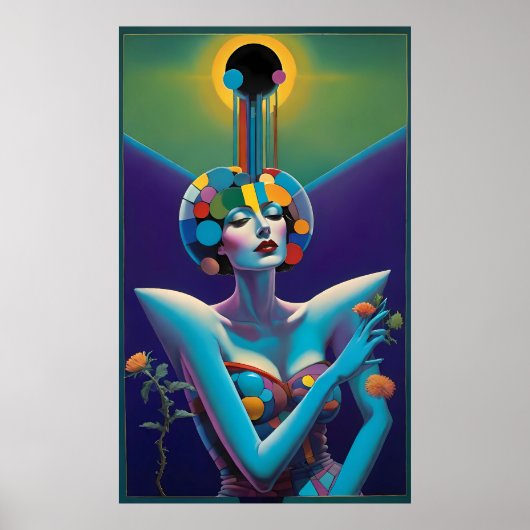 ファッションズレストリームドリーム顔ケンゲージアート ポスター (正面)