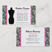 ファッションゼブラ印刷名刺 名刺 (正面/裏面)