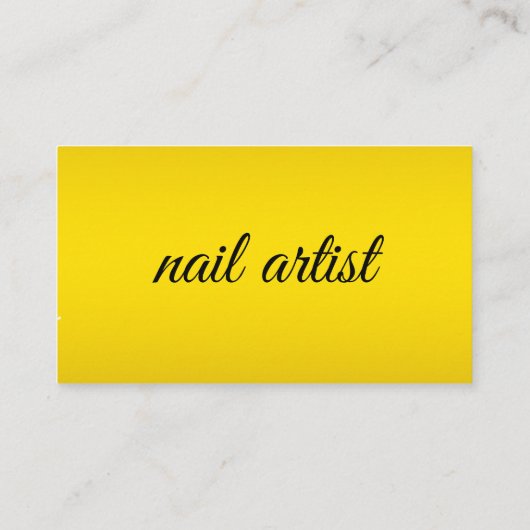 ファッションテンプレート美しいサロン又はネイルアーティスト 名刺 (裏面)