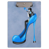 ファッションディバインスティレット薄い青 クリップボード (正面)