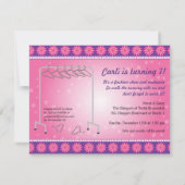 ファッションディババースデーパーティー 招待状 (裏面)