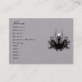 ファッションディバ – 帽子なし 名刺 (正面)