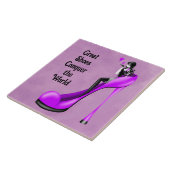 ファッションディヴァインスティレット紫 タイル (側面)