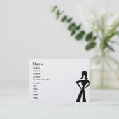 ファッションディヴァ地域 名刺 (スタンド正面)