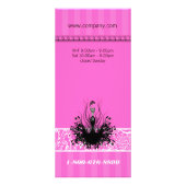 ファッションディヴァ招待状、チラシ、ステッカー ラックカード (裏面)