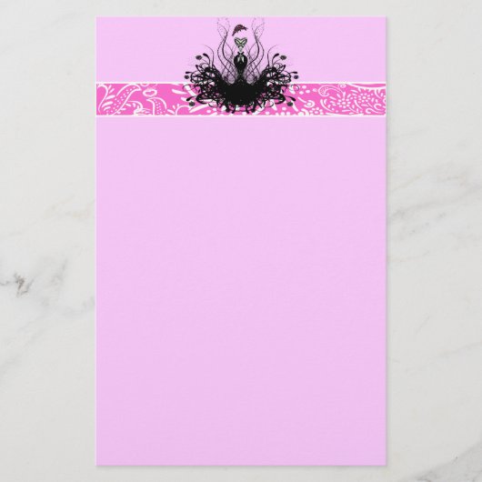 ファッションディヴァ招待状、チラシ、ステッカー 便箋 (正面)