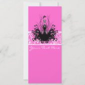 ファッションディヴァ招待状、チラシ、ステッカー 招待状 (裏面)