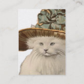 ファッションディーバヴィンテージキティ猫の名刺 名刺 (裏面)