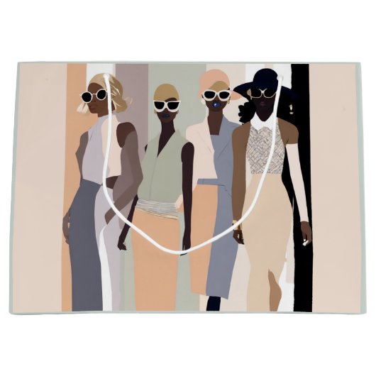 ファッションディーバ抱き枕 ラージペーパーバッグ (正面)