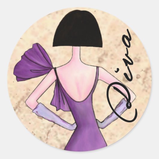 ファッションディーバ ラウンドシール (正面)