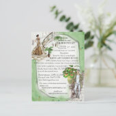 ファッションデザイナの発表葉書 案内ポストカード (スタンド正面)