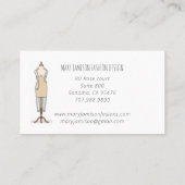 ファッションデザイナースタジオとツールスクエア 名刺 (裏面)