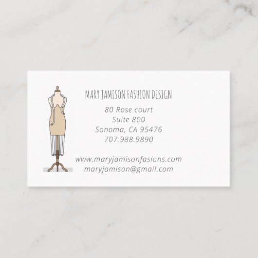 ファッションデザイナースタジオとツールスクエア 名刺 (裏面)