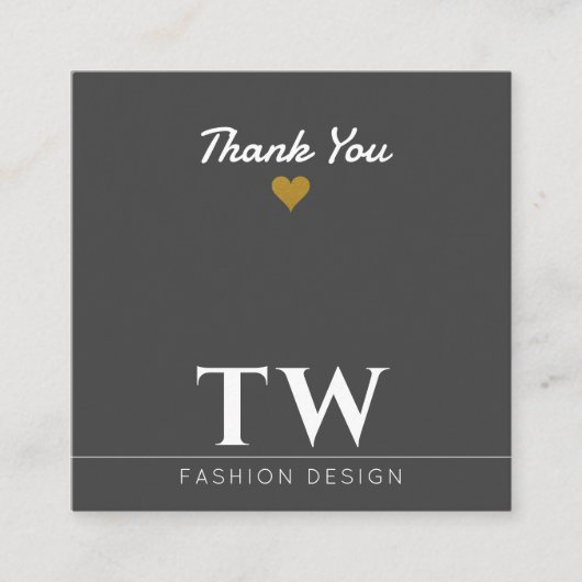 ファッションデザイナーブラックディスカウントカード 割引カード (正面)