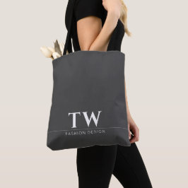 ファッションデザイナーブラック トートバッグ