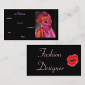 ファッションデザイナー秋II名刺 名刺 (正面/裏面)
