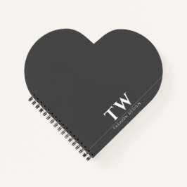 ファッションデザイナー ブラック ノートブック