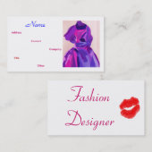 ファッションデザイナーII名刺 名刺 (正面/裏面)