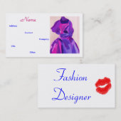 ファッションデザイナーIII名刺 名刺 (正面/裏面)