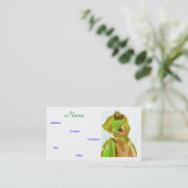 ファッションデザイナ春III名刺 名刺 (スタンド正面)