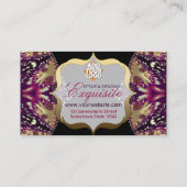 ファッションデザイモダンナろうけつ染め名刺 名刺 (裏面)