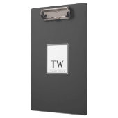 ファッションデザインダークグレー クリップボード (左)