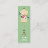 ファッションデザインドレス仕立てマヌキン スキニー名刺 (正面)