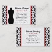 ファッションデザイン名刺 名刺 (正面/裏面)