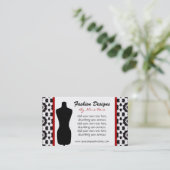 ファッションデザイン名刺 名刺 (スタンド正面)