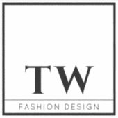 ファッションデザイン白 シール (正面)