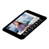 ファッショントレンディー卒業写真の発表 マグネット (左側)