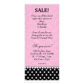 ファッションドットジュエルパールハートレースピンク ラックカード (裏面)