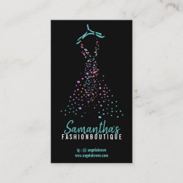 ファッションドレスブティックショップ小売業者のブロガーのドット 名刺