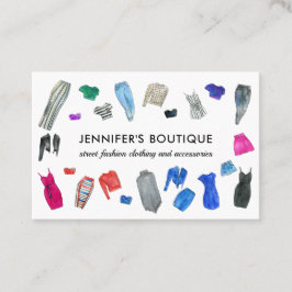 ファッションドレスブティックストア小売業者 名刺