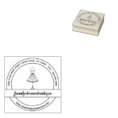 ファッションドレスマネキン裁縫 ラバースタンプ (押印)