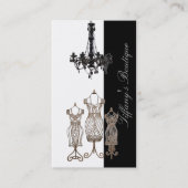 ファッションドレスメーカーマネキン裁縫スタイリスト 名刺 (正面)