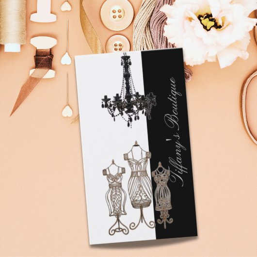 ファッションドレスメーカーマネキン裁縫スタイリスト 名刺