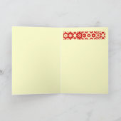 ファッションハッピーバースデーカード カード (内部)