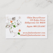 ファッションハンタービジネスカード 名刺 (裏面)